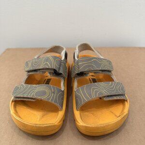 Birkenstock Shoes Kids Size 26 Yellow Gray Sandals Waterproof Outdoor Germany